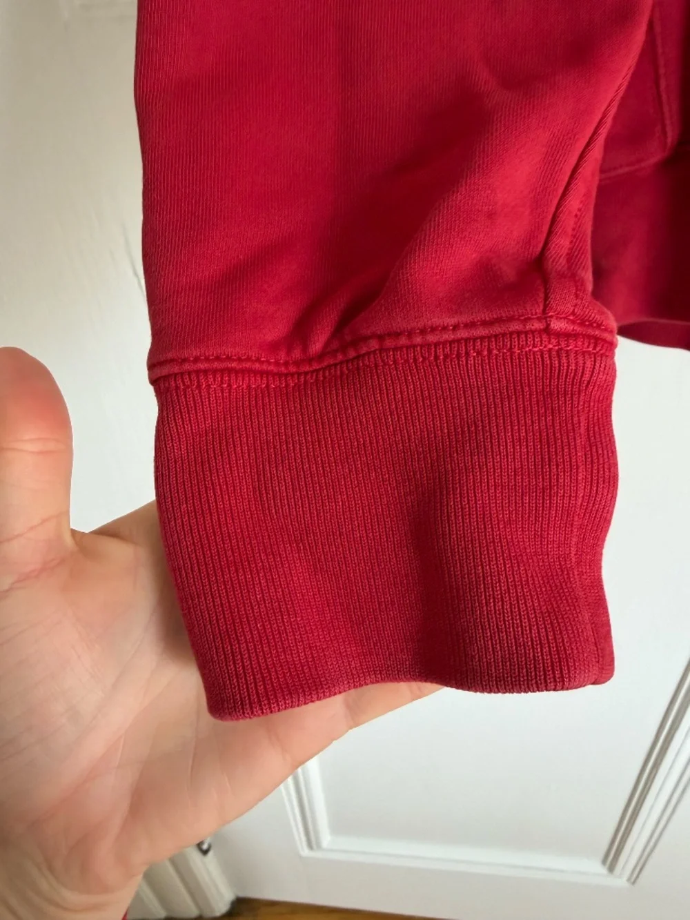 J.Crew Vintage-Style Red Crewneck Sweatshirt